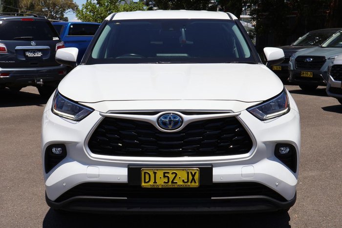 2023 Toyota Kluger GX AXUH78R 4X4 On Demand Frosted White