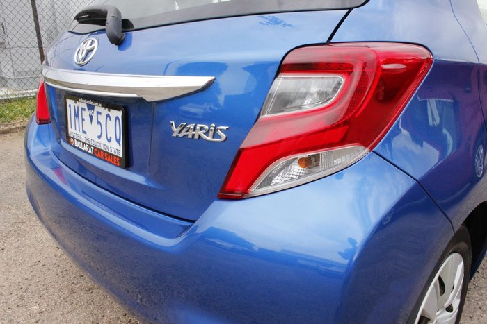 2017 Toyota Yaris Ascent NCP130R Tidal Blue