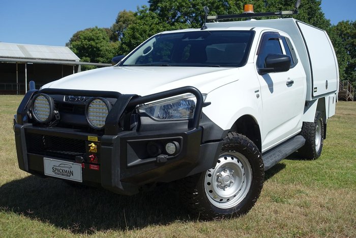 2020 Isuzu D-MAX SX MY21 4X4 Dual Range Mineral White