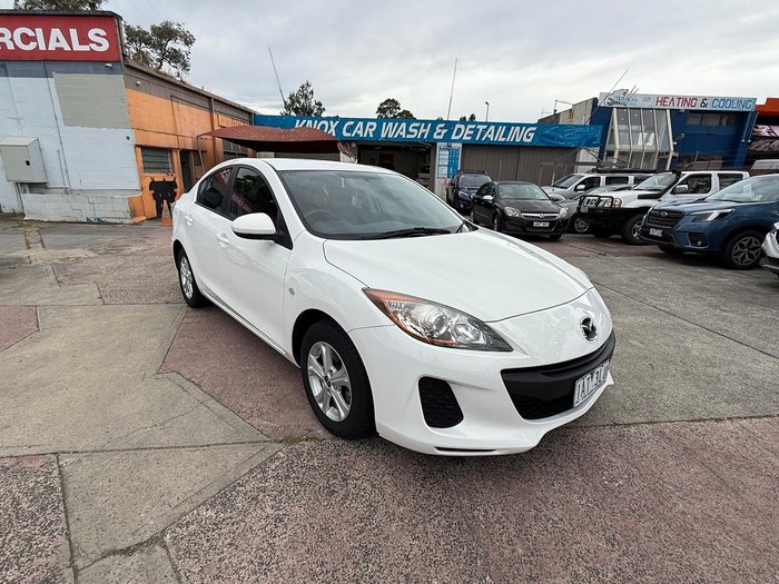 2013 Mazda 3 Neo BL Series 2 MY13 Crystal White Pearl