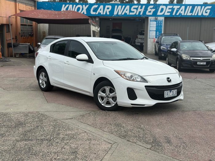 2013 Mazda 3 Neo BL Series 2 MY13 Crystal White Pearl
