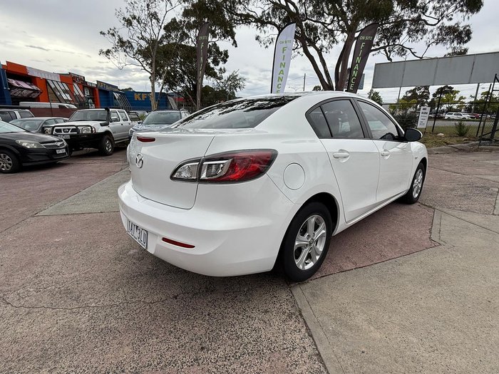 2013 Mazda 3 Neo BL Series 2 MY13 Crystal White Pearl