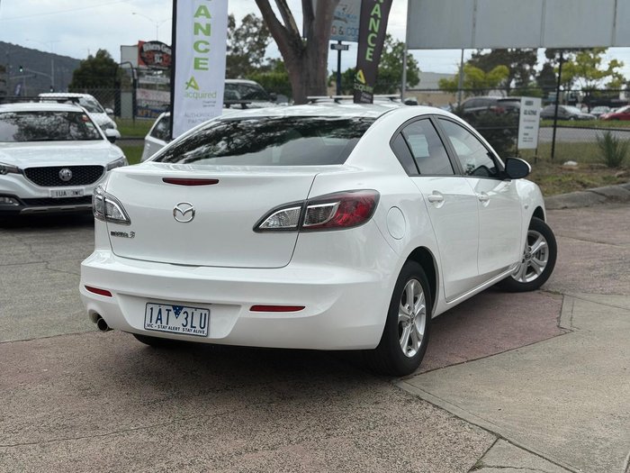 2013 Mazda 3 Neo BL Series 2 MY13 Crystal White Pearl