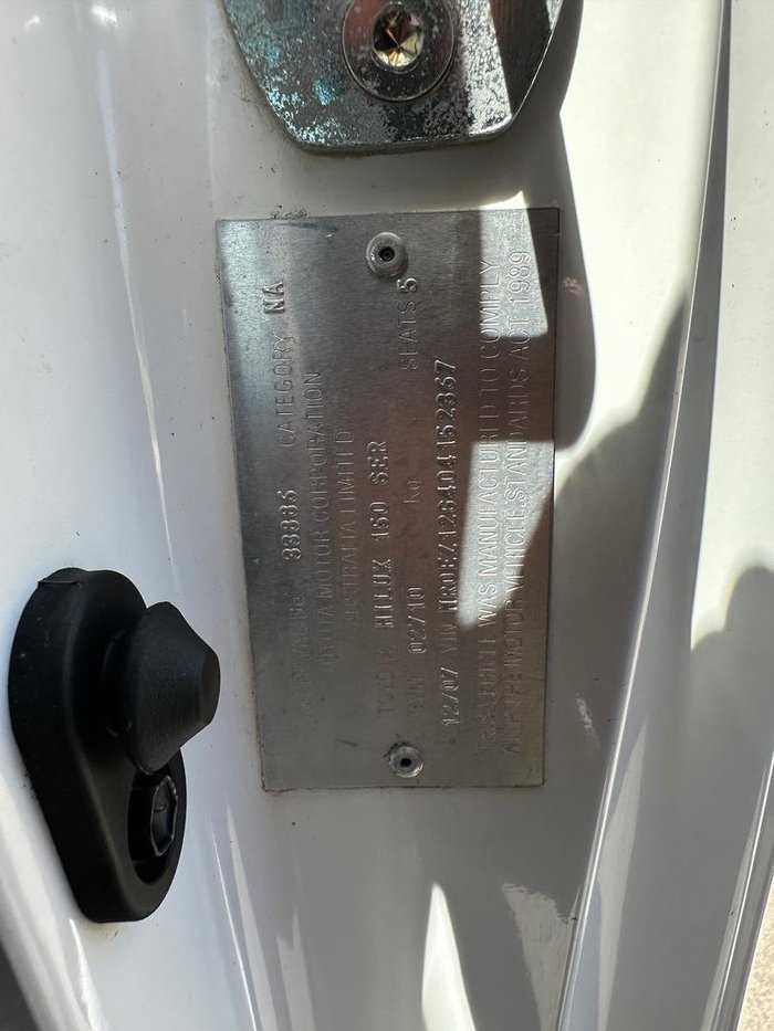 2007 Toyota Hilux SR