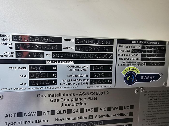 2024 Crusader Chamelon Liberty Sv My23 Offroad