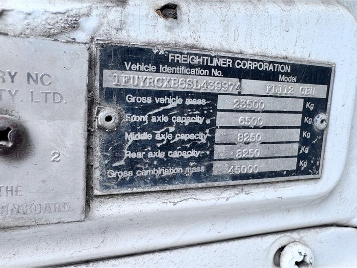 1995 Freightliner Fl 112
