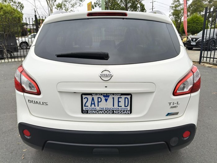 2012 Nissan Dualis Ti-L J10 Series 3 MY12 AWD Arctic White