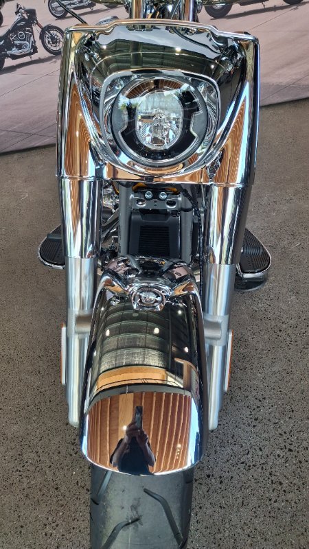 2025 Harley-davidson FLSTFI FAT BOY GRAY GHOST REFLECTION