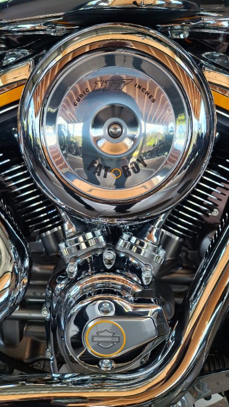 2025 Harley-davidson FLSTFI FAT BOY GRAY GHOST REFLECTION