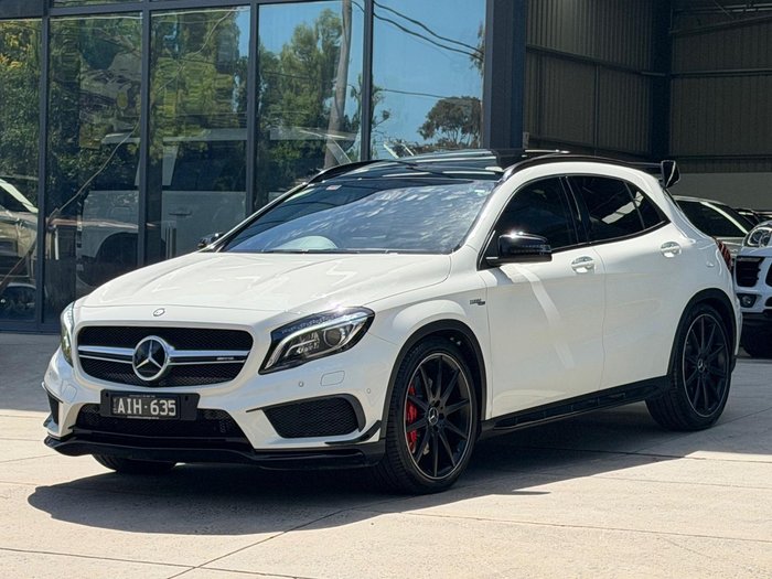 2016 Mercedes-Benz GLA-Class GLA45 AMG X156 Four Wheel Drive Cirrus White
