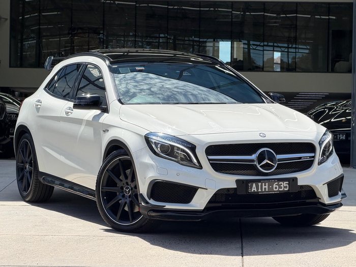 2016 Mercedes-Benz GLA-Class GLA45 AMG X156 Four Wheel Drive Cirrus White