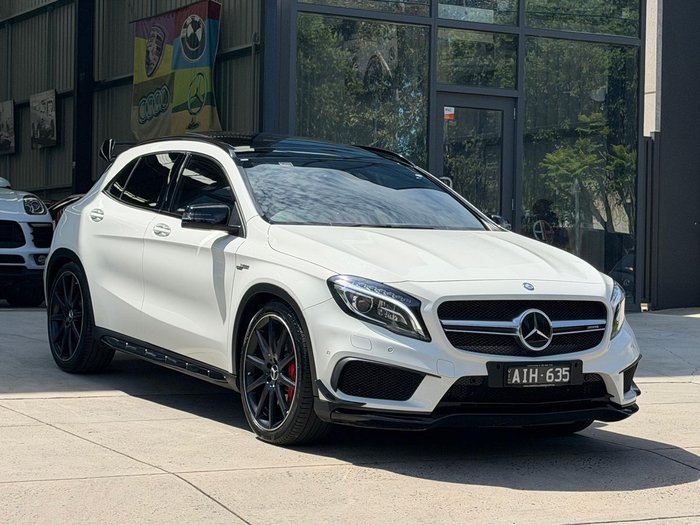 2016 Mercedes-Benz GLA-Class GLA45 AMG X156 Four Wheel Drive Cirrus White