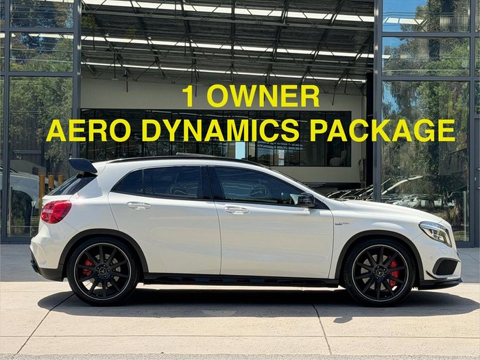 2016 Mercedes-Benz GLA-Class GLA45 AMG X156 Four Wheel Drive Cirrus White