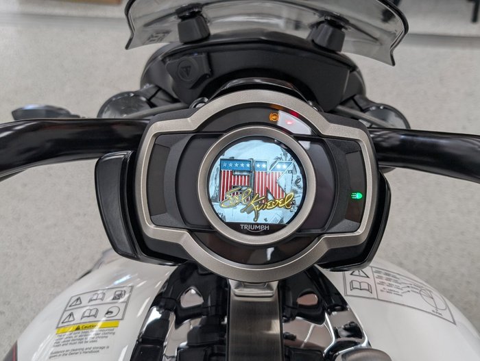 2025 Triumph ROCKET 3 GT EVEL KNIEVEL White