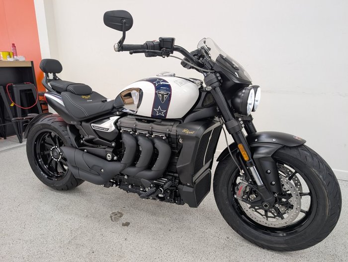 2025 Triumph ROCKET 3 GT EVEL KNIEVEL White