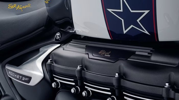 2025 Triumph ROCKET 3 GT EVEL KNIEVEL White