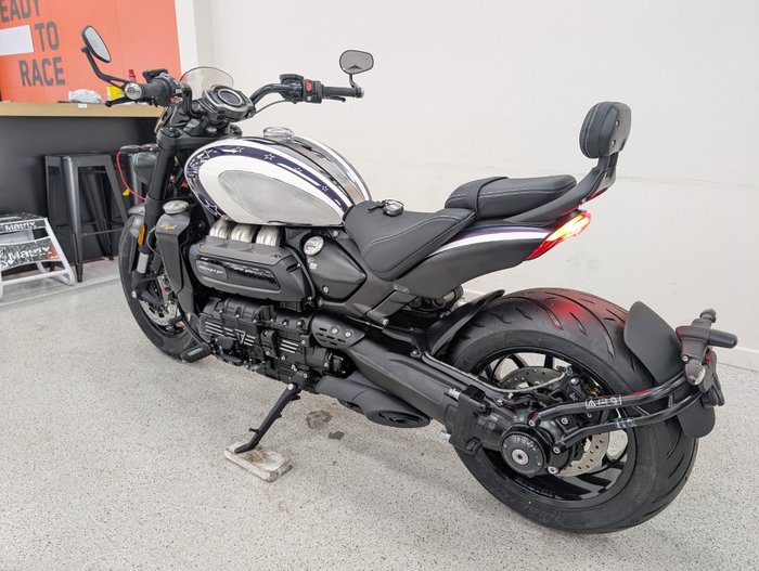 2025 Triumph ROCKET 3 GT EVEL KNIEVEL White