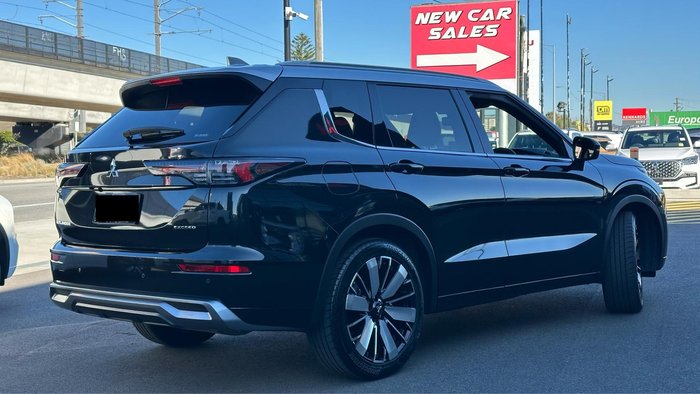 2025 Mitsubishi Outlander Exceed Tourer ZM MY25 AWD Black Diamond with Sterling Silver Roof