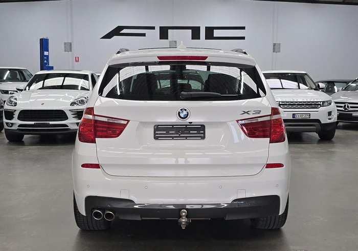 2011 BMW X3 xDrive30d F25 4X4 Constant Alpine White