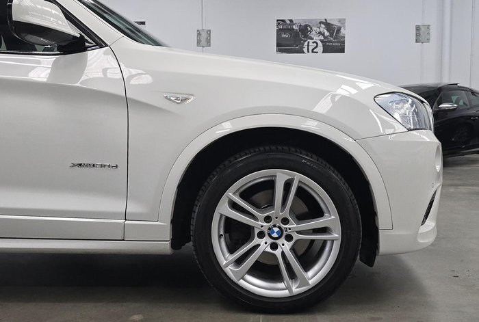 2011 BMW X3 xDrive30d F25 4X4 Constant Alpine White