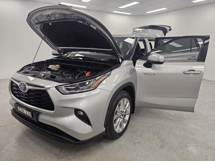 2022 Toyota Kluger Grande AXUH78R 4X4 On Demand Silver Storm