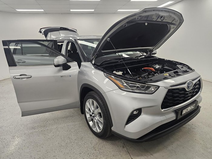 2022 Toyota Kluger Grande AXUH78R 4X4 On Demand Silver Storm