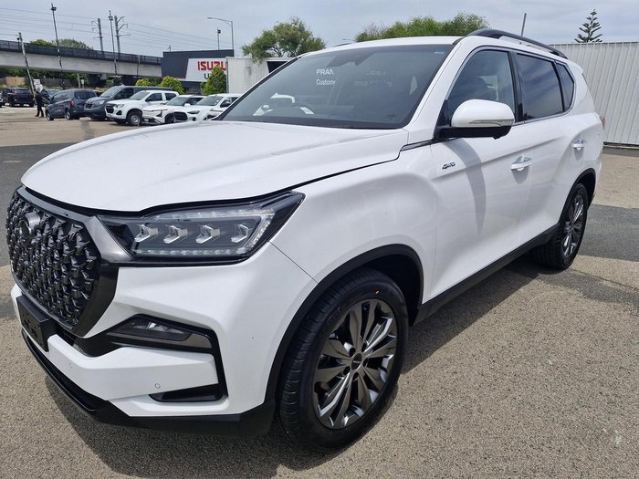 2025 KGM Rexton Ultimate Sport Pack Y461 MY26 4X4 Dual Range Pearl White