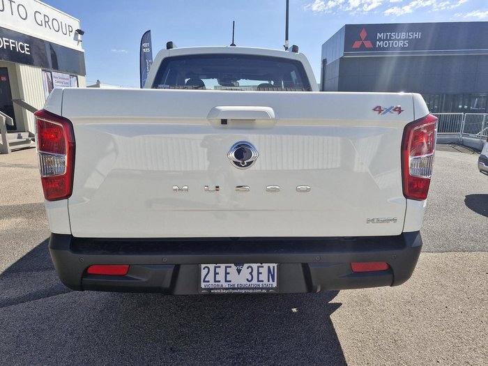 2025 KGM Musso Ultimate Q261 MY26 4X4 Dual Range Grand White