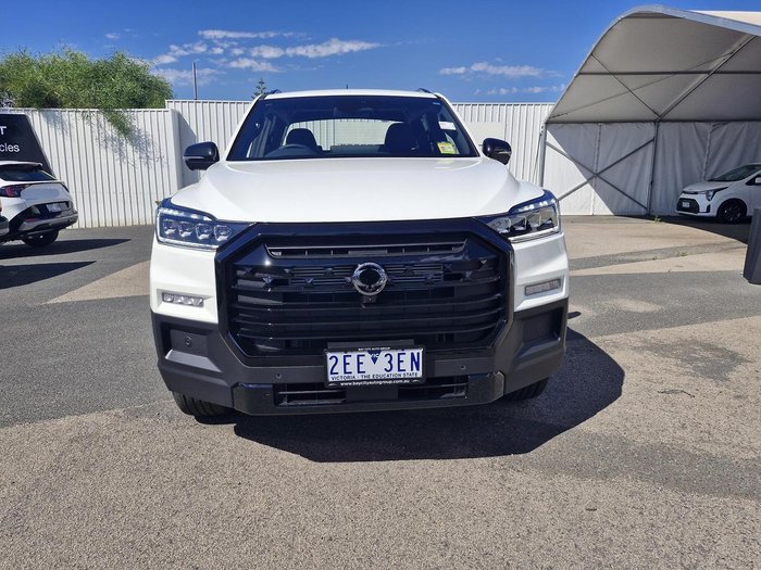 2025 KGM Musso Ultimate Q261 MY26 4X4 Dual Range Grand White