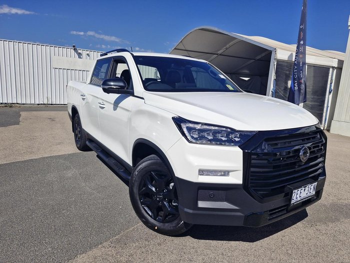 2025 KGM Musso Ultimate Q261 MY26 4X4 Dual Range Grand White