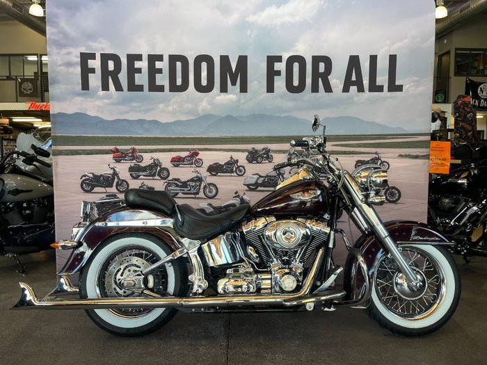 2007 Harley-davidson FLSTN SOFTAIL DELUXE BLACK CHERRY