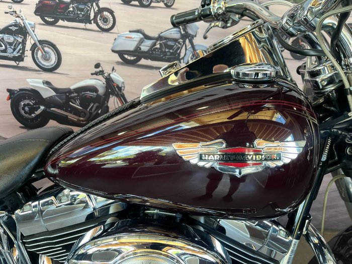 2007 Harley-davidson FLSTN SOFTAIL DELUXE BLACK CHERRY