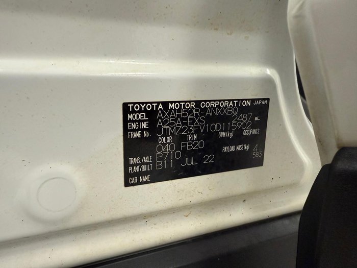 2022 Toyota RAV4 GX AXAH52R Glacier White