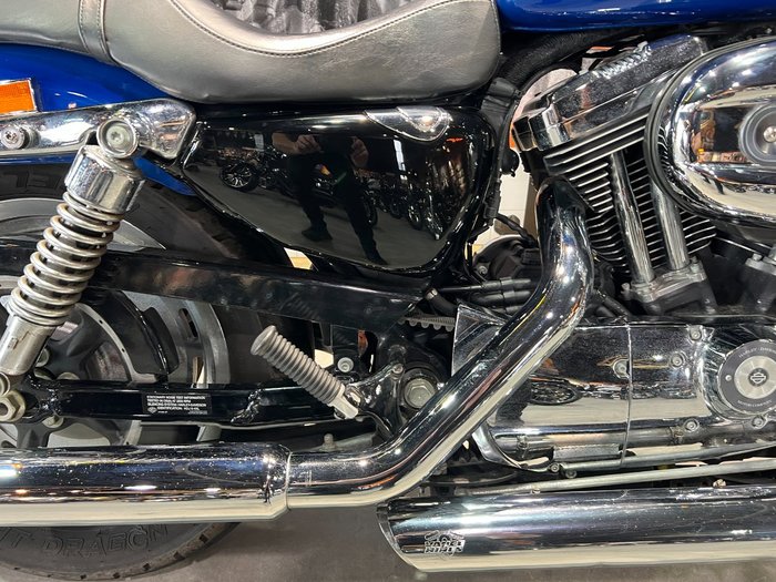 2008 Harley-davidson XL1200C SPORTSTER CUSTOM Blue/Black