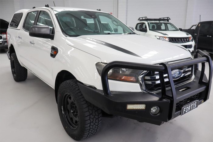 2019 Ford Ranger XLS PX MkIII MY19.75 4X4 Dual Range Arctic White