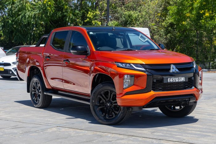 2022 Mitsubishi Triton GSR MR MY22 4X4 Dual Range Sunflare Orange with Black Roof