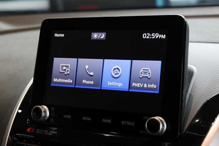 2025 Mitsubishi Eclipse Cross PHEV Aspire YB MY24 AWD Sterling Silver