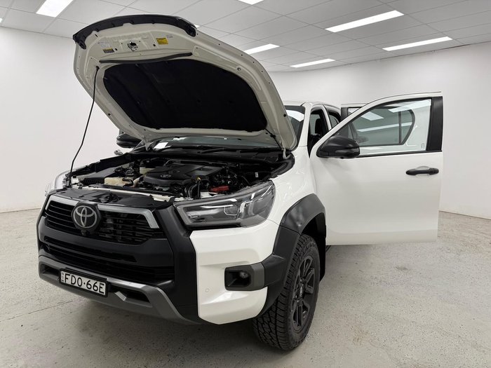 2023 Toyota Hilux Rogue GUN126R 4X4 Dual Range Glacier White