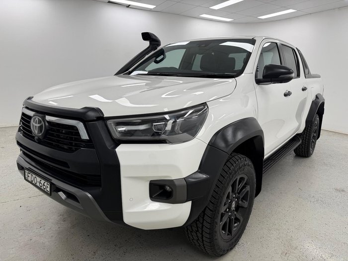 2023 Toyota Hilux Rogue GUN126R 4X4 Dual Range Glacier White