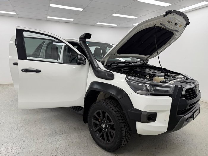 2023 Toyota Hilux Rogue GUN126R 4X4 Dual Range Glacier White