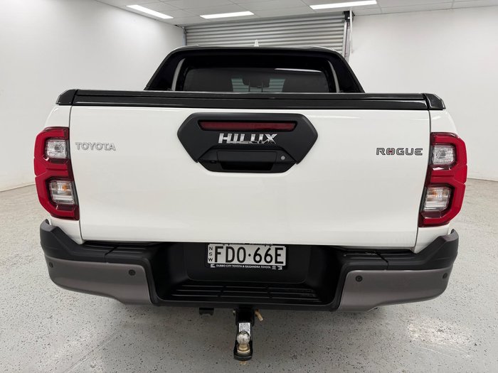 2023 Toyota Hilux Rogue GUN126R 4X4 Dual Range Glacier White
