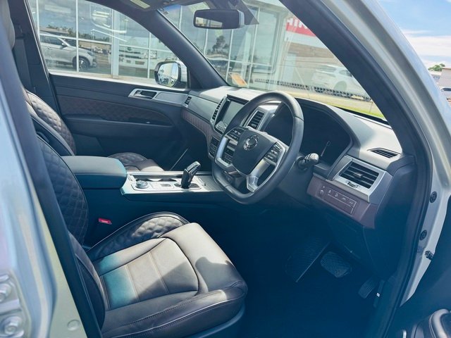 2022 Ssangyong Rexton Rexton Ultimate 2.2T Diesel Auto 4WD MY23 (Black Leather) Fine Silver Metallic
