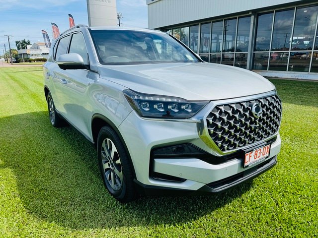 2022 Ssangyong Rexton Rexton Ultimate 2.2T Diesel Auto 4WD MY23 (Black Leather) Fine Silver Metallic