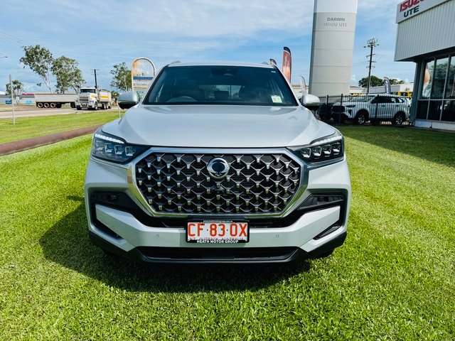 2022 Ssangyong Rexton Rexton Ultimate 2.2T Diesel Auto 4WD MY23 (Black Leather) Fine Silver Metallic