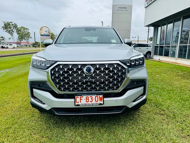 2022 Ssangyong Rexton Rexton Ultimate 2.2T Diesel Auto 4WD MY23 (Black Leather) Fine Silver Metallic