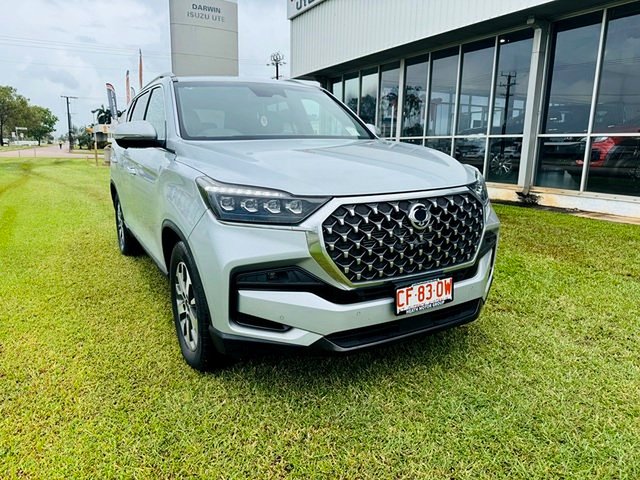 2022 Ssangyong Rexton Rexton Ultimate 2.2T Diesel Auto 4WD MY23 (Black Leather) Fine Silver Metallic