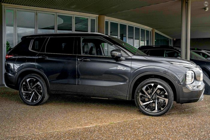 2025 Mitsubishi Outlander PHEV Exceed Tourer ZM MY24 AWD Graphite Grey with Black Mica Roof