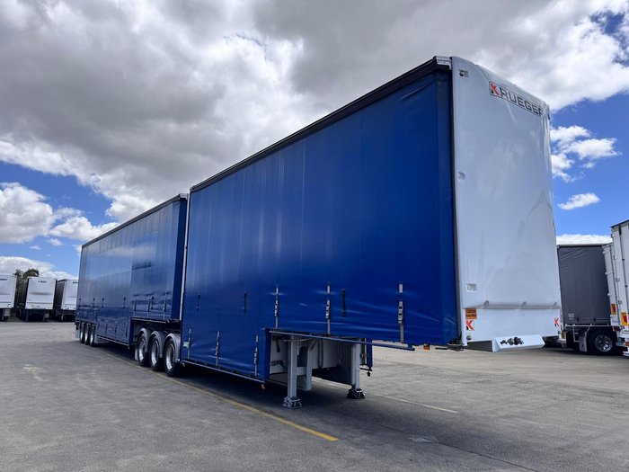 2017 Krueger St3 Od 34 Pallet Double Drop Deck Mezz 4.6M