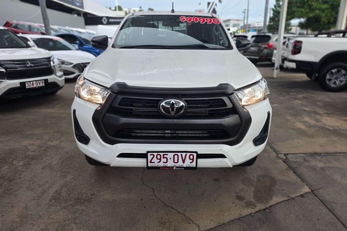 2021 Toyota Hilux Workmate GUN125R 4X4 Dual Range Glacier White