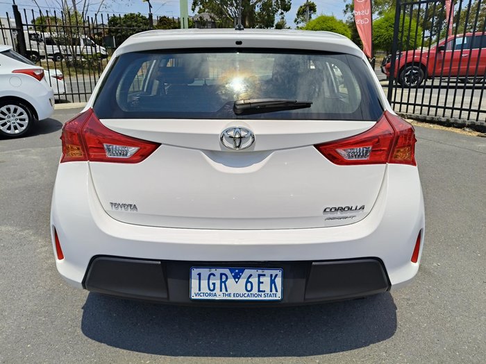 2014 Toyota Corolla Ascent ZRE182R Glacier White